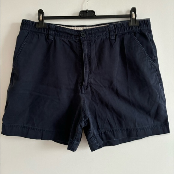 Maine Chino Shorts Size 38 – Navy Blue Vintage 90s Casual Summer Wear Men’s - Picture 8 of 12
